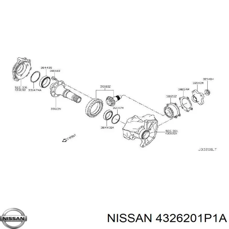 4326201P1A Nissan/Infiniti 