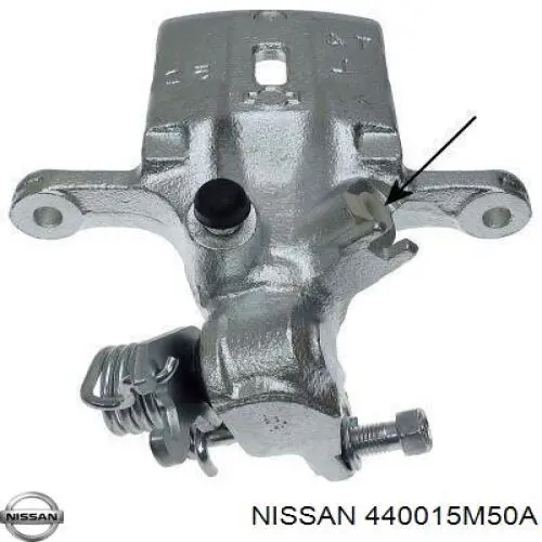 Супорт гальмівний задній правий Nissan/Infiniti 440015M50A