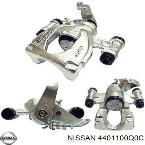 Супорт гальмівний задній лівий Nissan/Infiniti 4401100Q0C ціна, від 63.39 USD