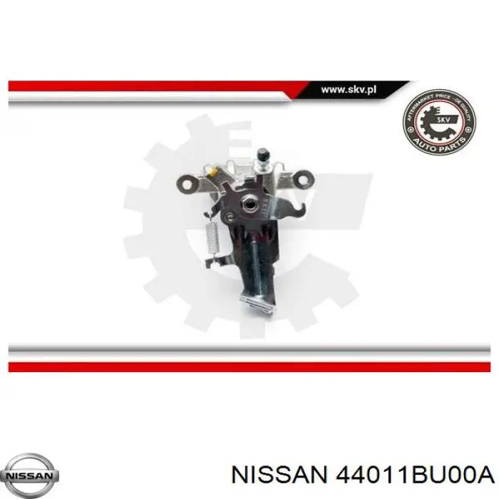 Супорт гальмівний задній лівий Nissan/Infiniti 44011BU00A ціна, від 41.44 USD