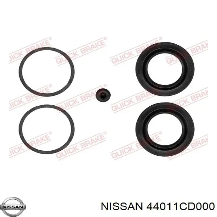 Купити 44011CD00A Nissan/Infiniti Супорт задній лівий