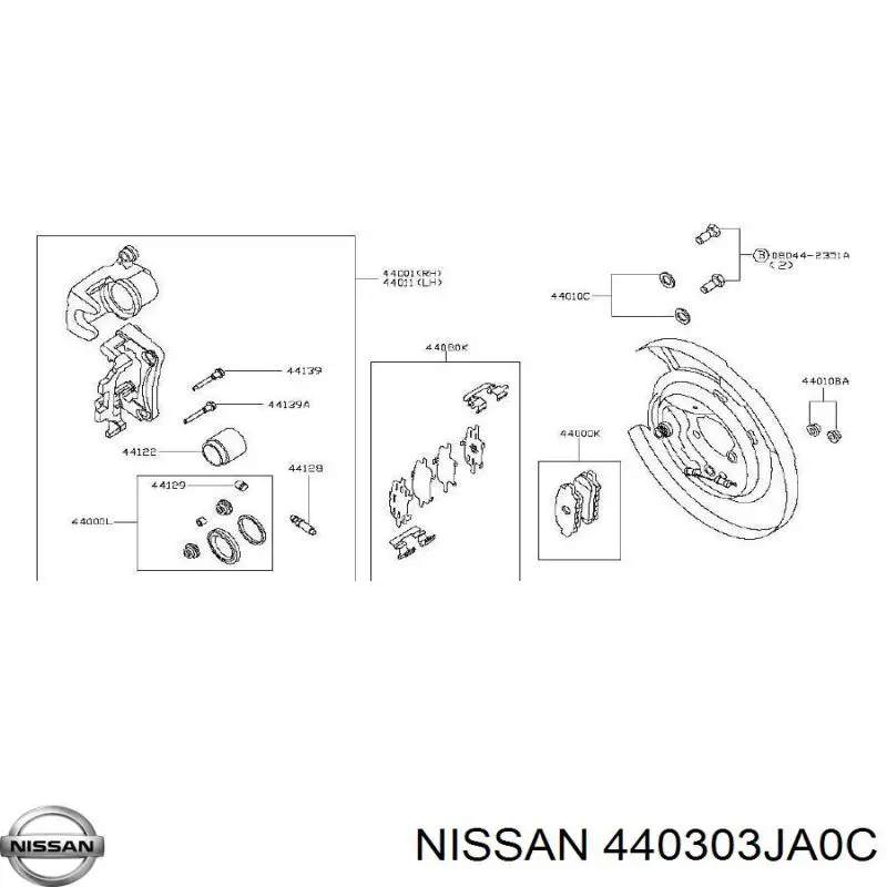  440303JA0C Nissan