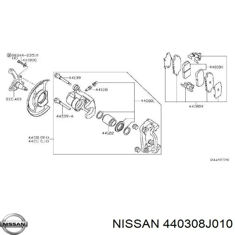  Захист гальмівного диска заднього, лівого Nissan Teana 