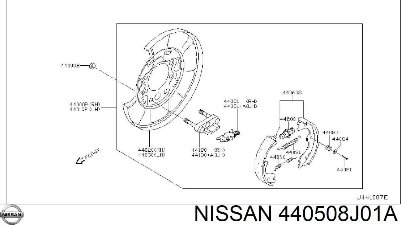  440508J01A Nissan