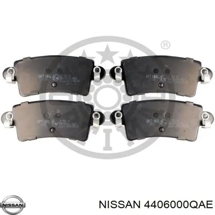 Купити 4406000QAE Nissan/Infiniti Задні колодки