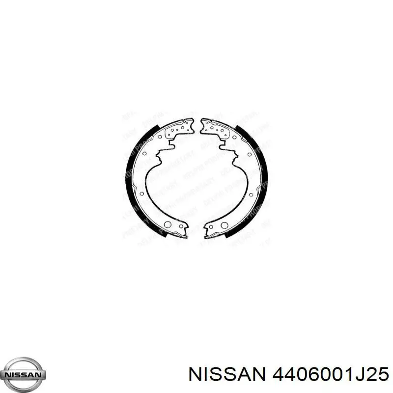 Колодки гальмові задні, барабанні 0449560010 Nissan