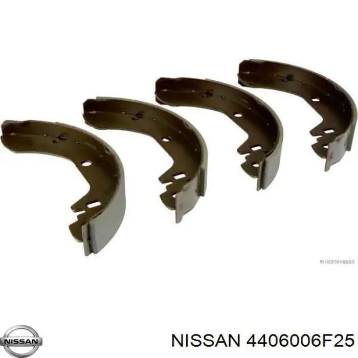 4406006F25 Nissan колодки гальмові задні, барабанні