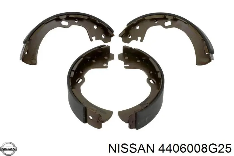 Колодки гальмові задні, барабанні Nissan/Infiniti 4406008G25 ціна, від 26.90 USD