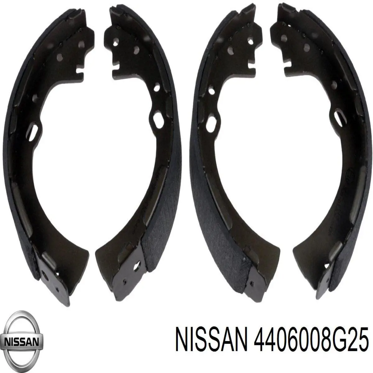 4406008G25 Nissan/Infiniti Колодки гальмівні задні, барабанні