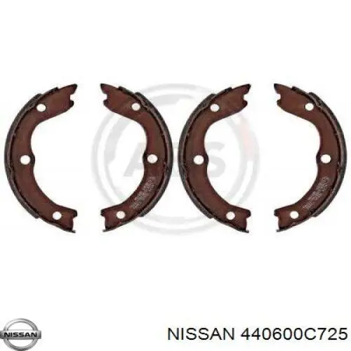 Колодки гальмові задні, барабанні 440600C725 Nissan