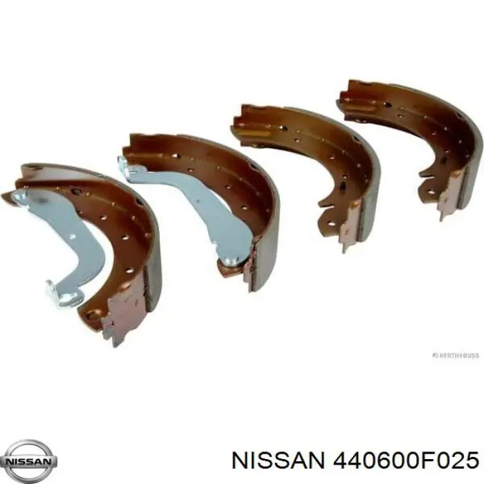 Купити 440600F025 Nissan/Infiniti Колодки гальмові задні, барабанні