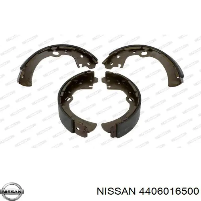 4406016500 Nissan колодки гальмові задні, барабанні