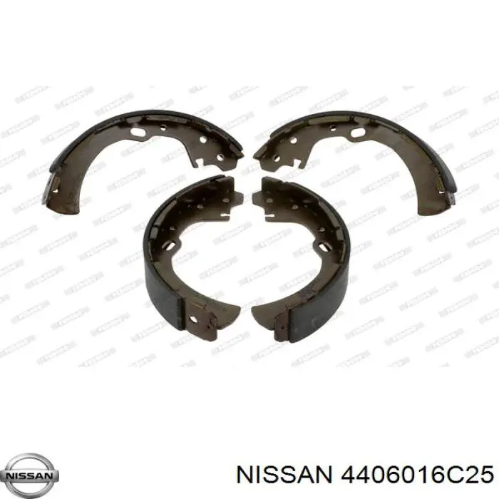 Колодки гальмові задні, барабанні Nissan/Infiniti 4406016C25 ціна, від 28.75 USD