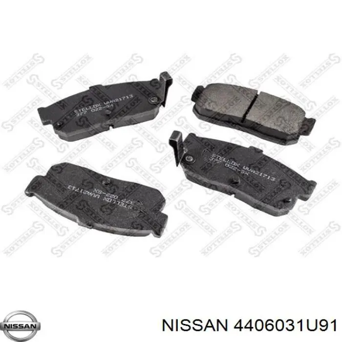 Купити 4406031U91 Nissan/Infiniti Задні колодки
