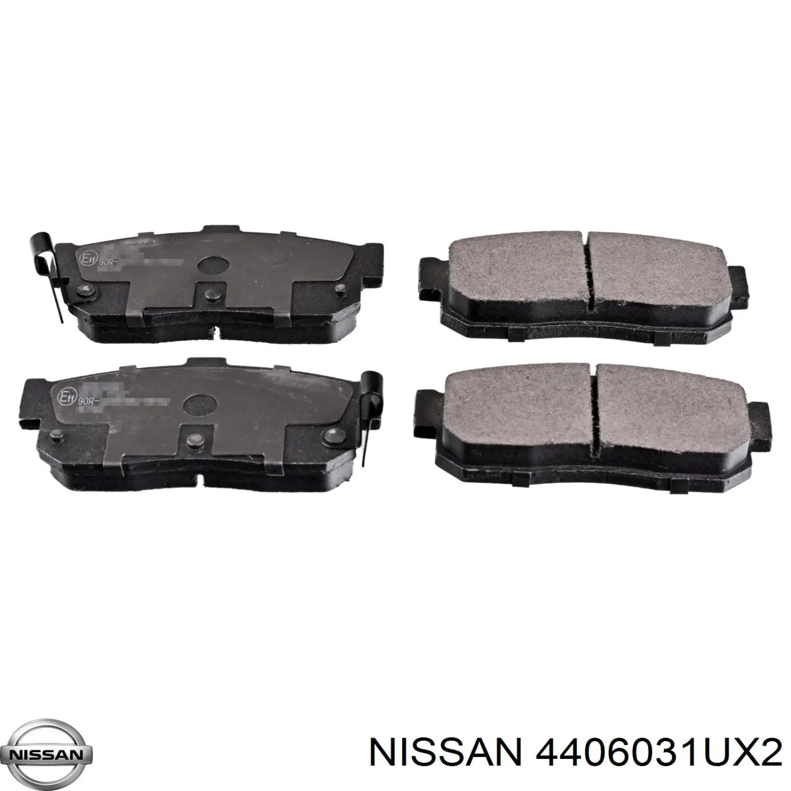 Задні гальмівні колодки Nissan/Infiniti 4406031UX2 ціна, від 17.55 USD