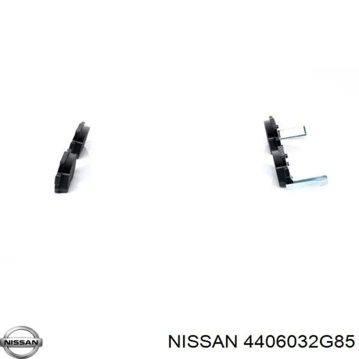 AY060NS002 Nissan колодки гальмові задні, дискові