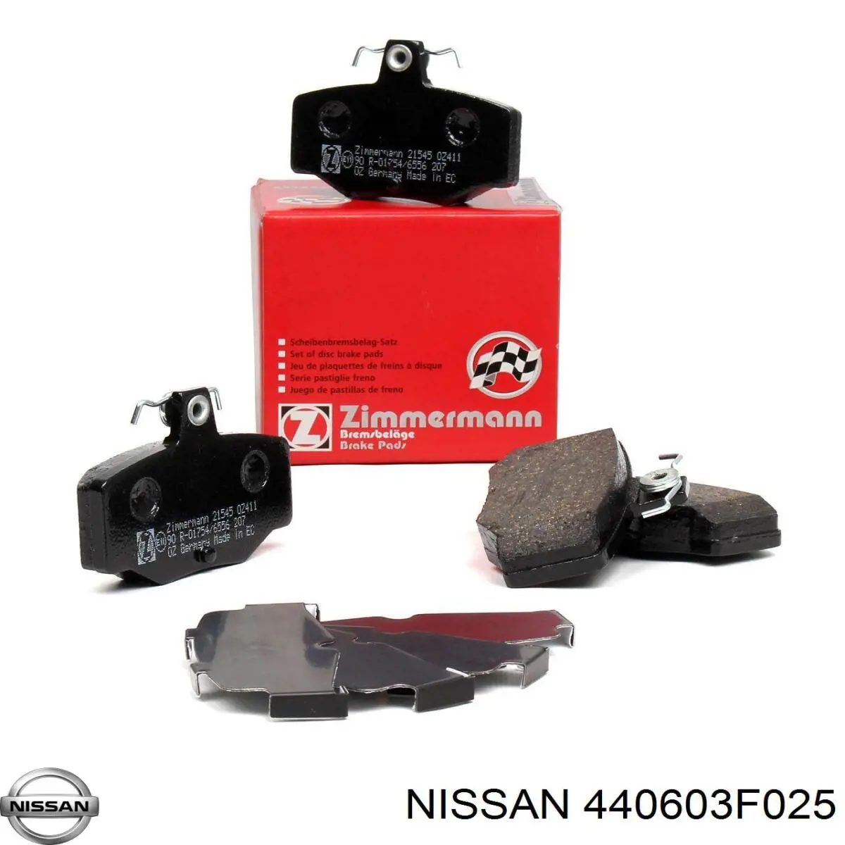 Задні гальмівні колодки Nissan/Infiniti 440603F025 ціна, від 17.74 USD