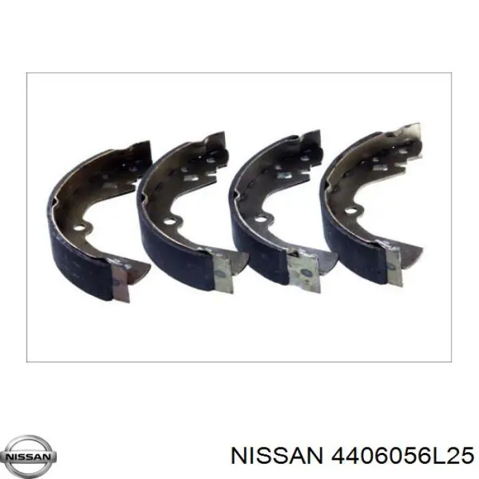 4406056L25 Nissan колодки гальмові задні, барабанні