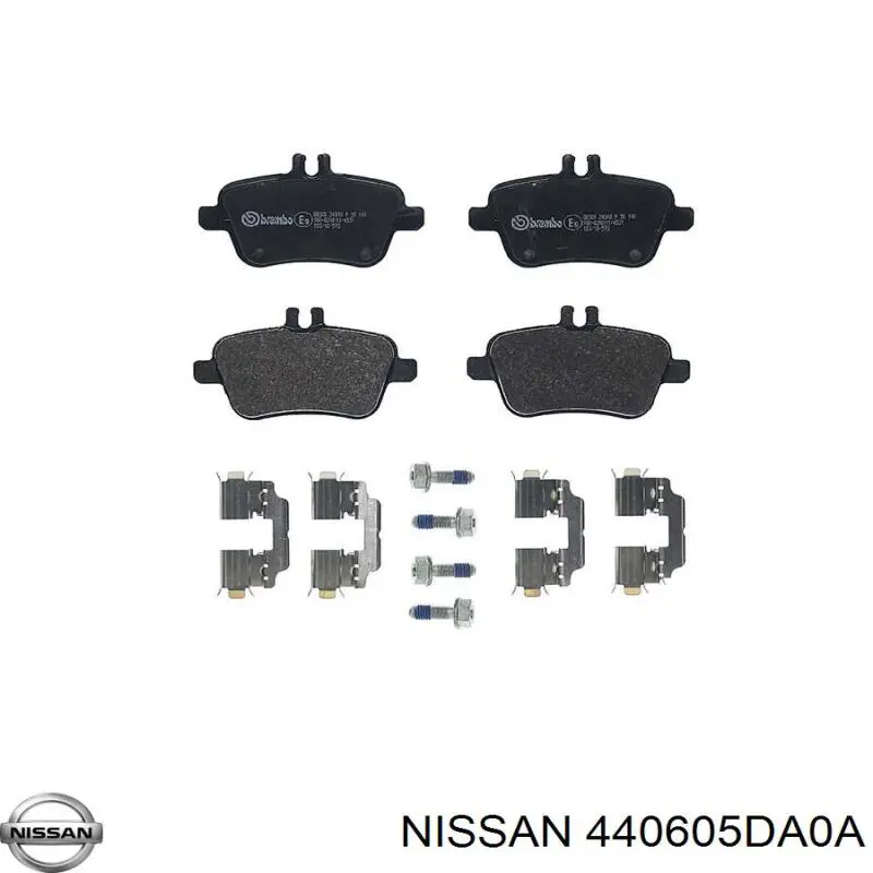 Задні гальмівні колодки Nissan/Infiniti 440605DA0A ціна, від 29.65 USD