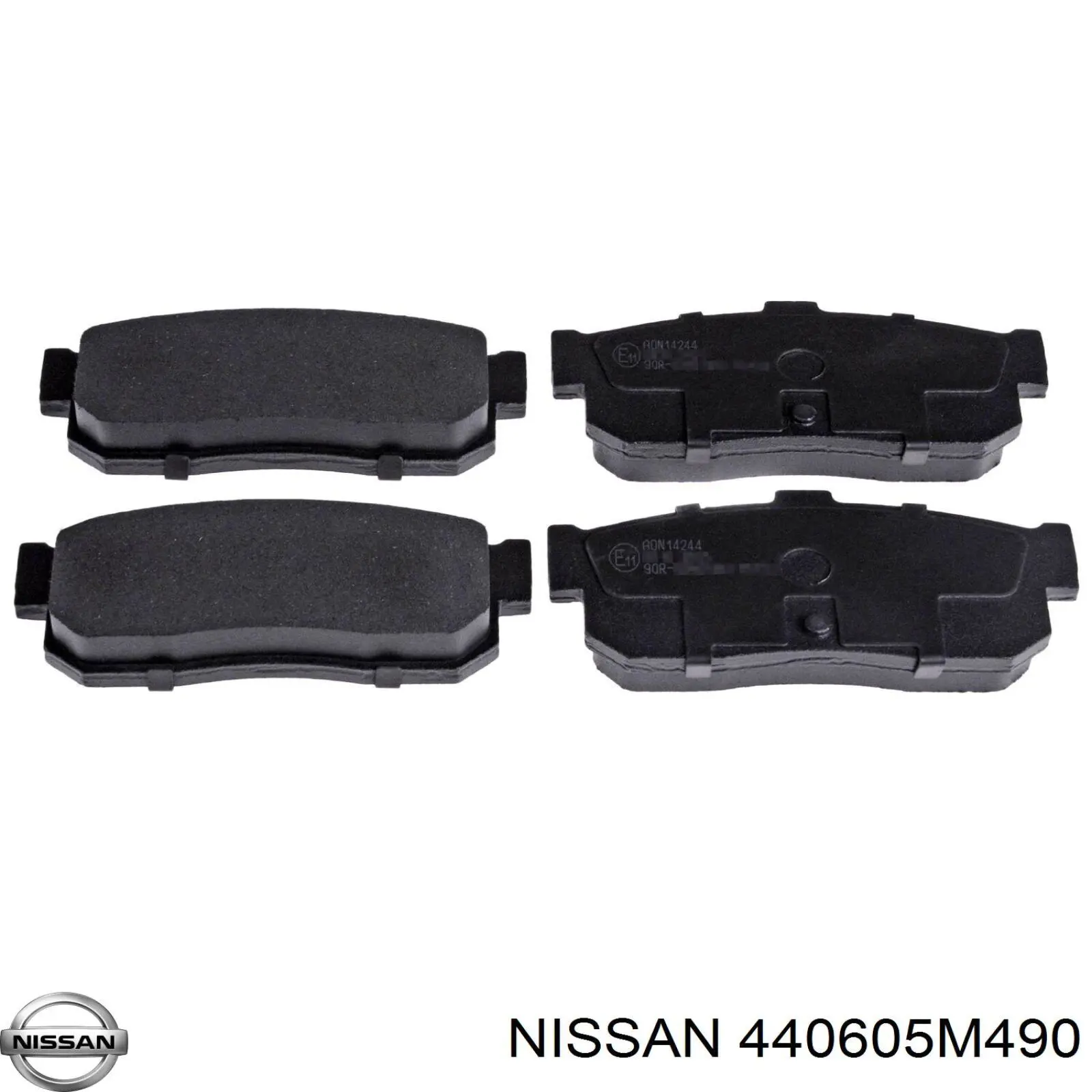 Задні гальмівні колодки Nissan/Infiniti 440605M490 ціна, від 15.66 USD