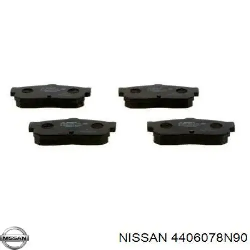 Колодки гальмові задні, дискові 4406078N90 Nissan