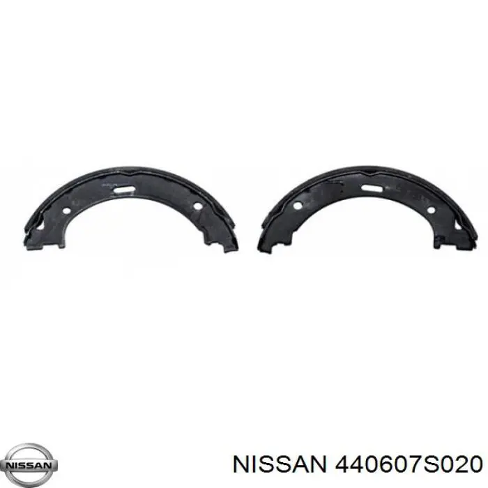 Колодки ручника / стоянкового гальма Nissan/Infiniti 440607S020 ціна, від 56.40 USD