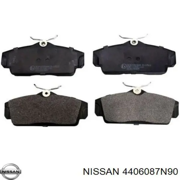 Задні гальмівні колодки Nissan/Infiniti 4406087N90 ціна, від 15.66 USD