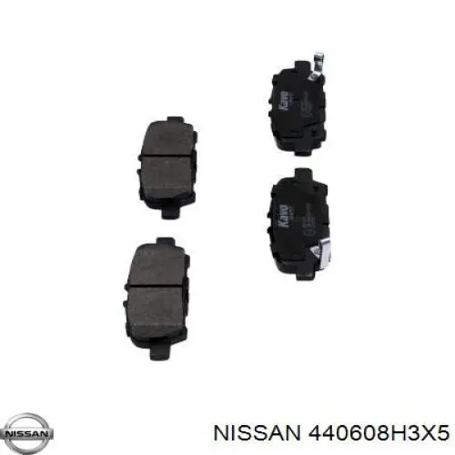 Купити 440608H3X5 Nissan/Infiniti Задні колодки