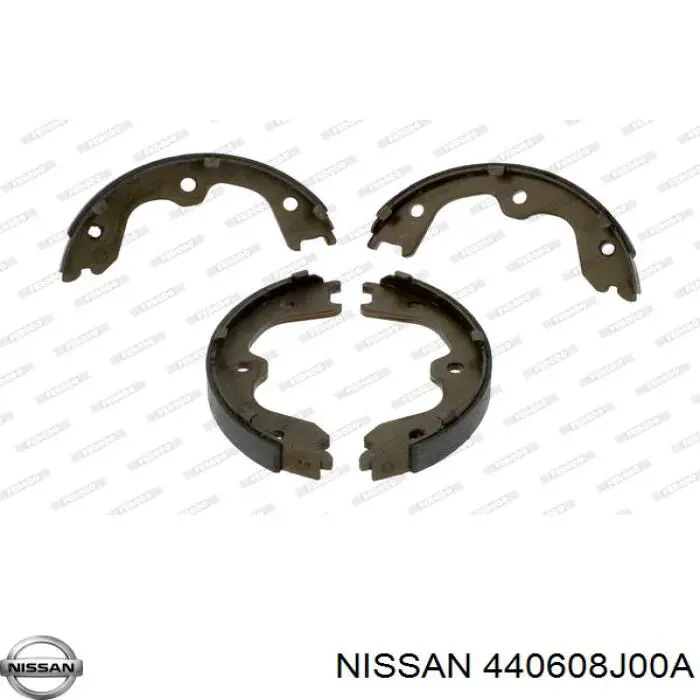 Купити 440608J00A Nissan/Infiniti Гальмівні колодки гальма стоянки