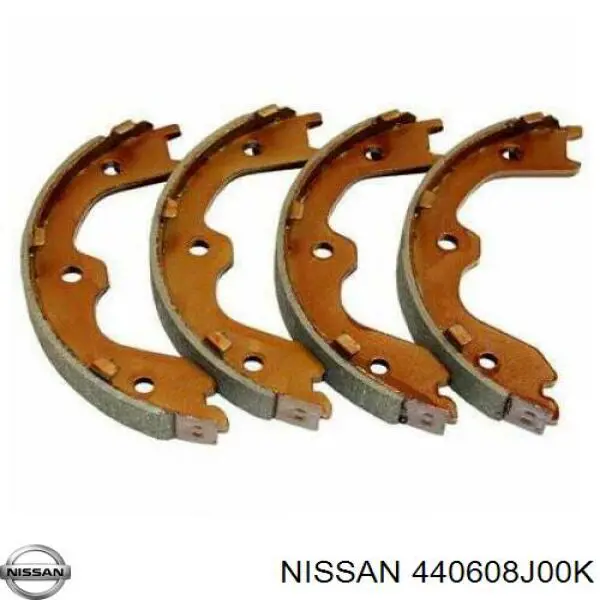 Колодки ручника / стоянкового гальма Nissan/Infiniti 440608J00K ціна, від 22.56 USD