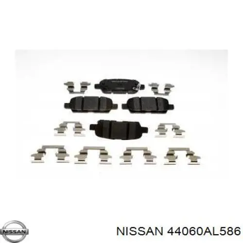 Купити 44060AL586 Nissan/Infiniti Задні колодки