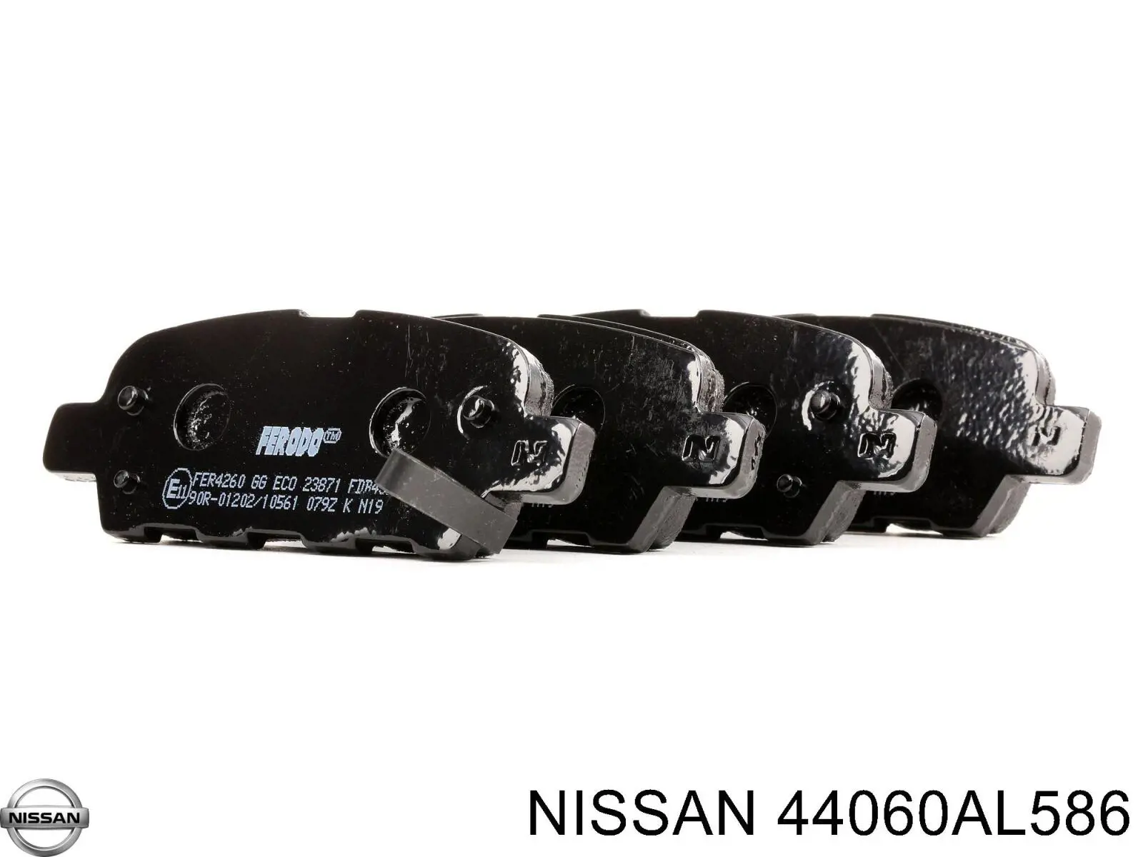 Задні гальмівні колодки Nissan/Infiniti 44060AL586 ціна, від 23.05 USD