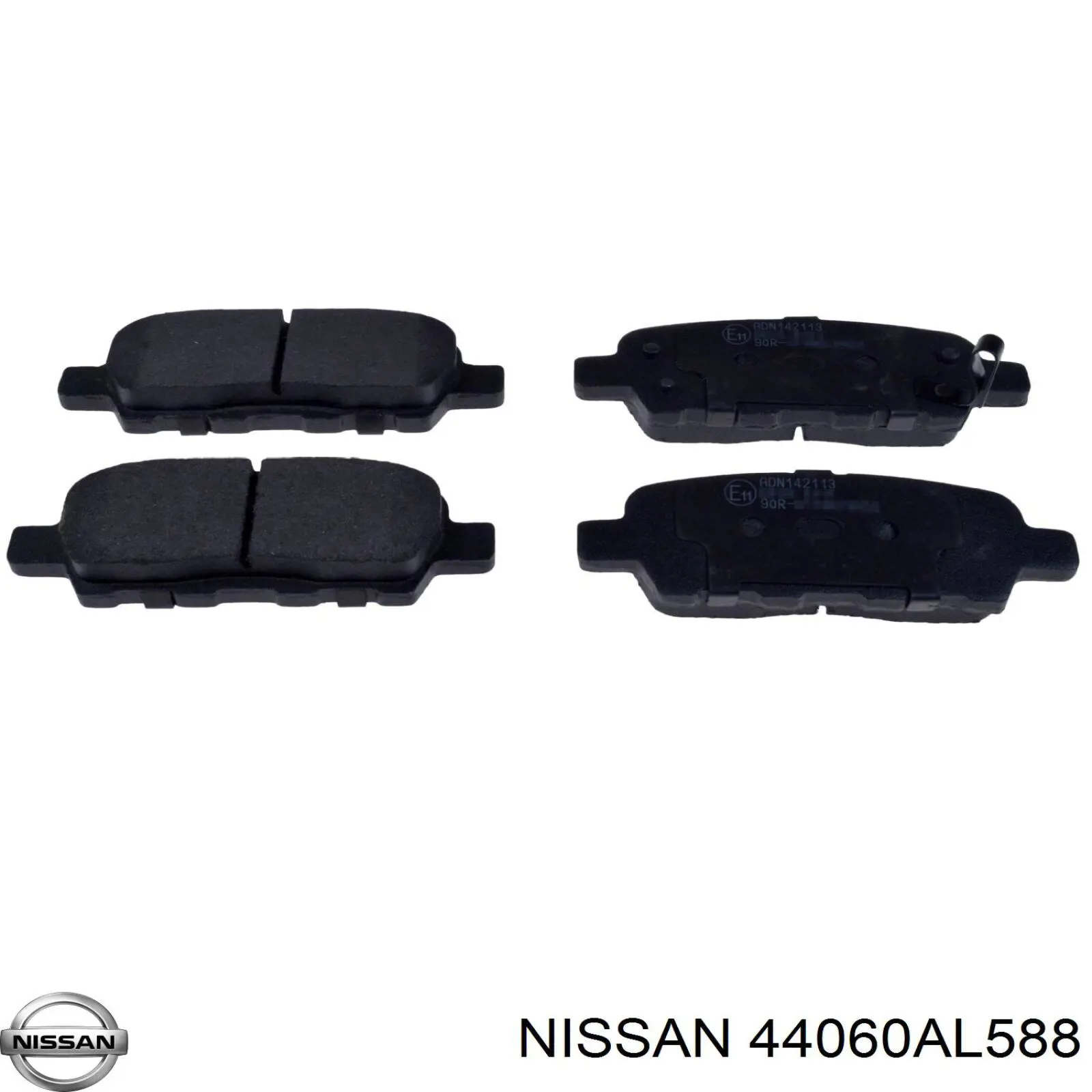 Задні гальмівні колодки Nissan/Infiniti 44060AL588 ціна, від 25.40 USD