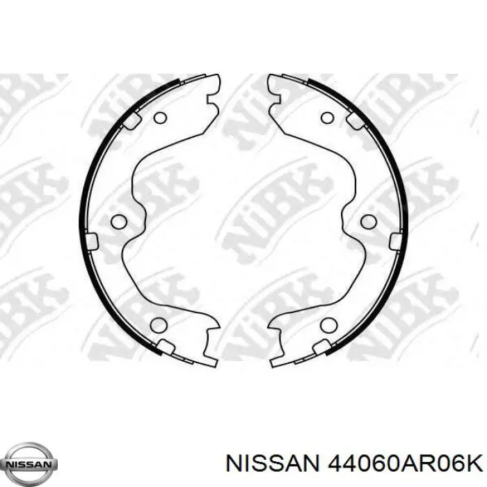 44060AR06K Nissan/Infiniti Гальмівні колодки ручника