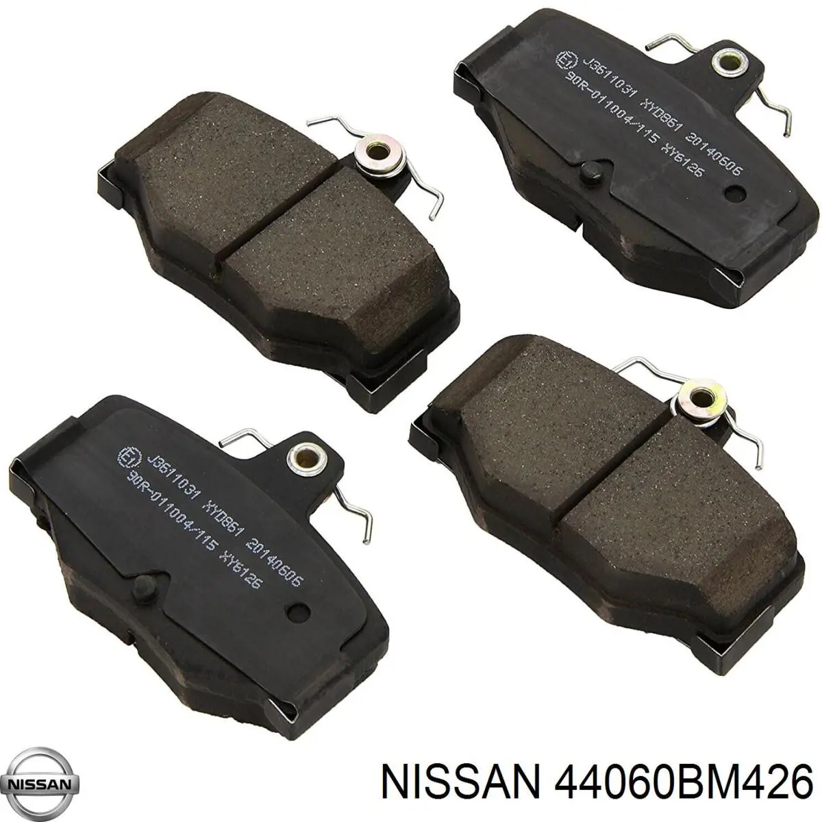 Задні гальмівні колодки Nissan/Infiniti 44060BM426 ціна, від 15.75 USD
