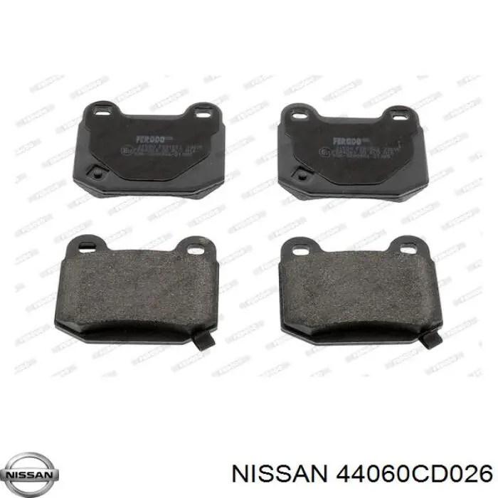 Купити 44060CD026 Nissan/Infiniti Задні колодки