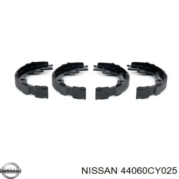 44060CY025 Nissan колодки ручника/стоянкового гальма