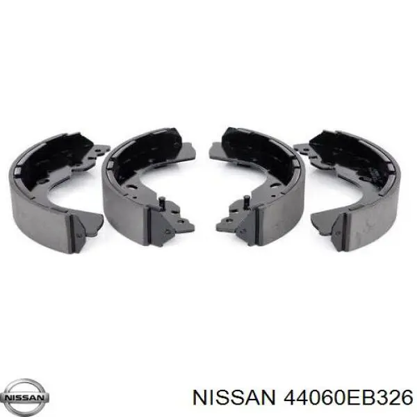Колодки гальмові задні, барабанні Nissan/Infiniti 44060EB326 ціна, від 45.74 USD