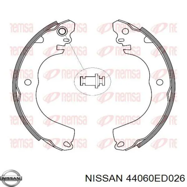 Купити 44060ED026 Nissan/Infiniti Колодки гальмові задні, барабанні