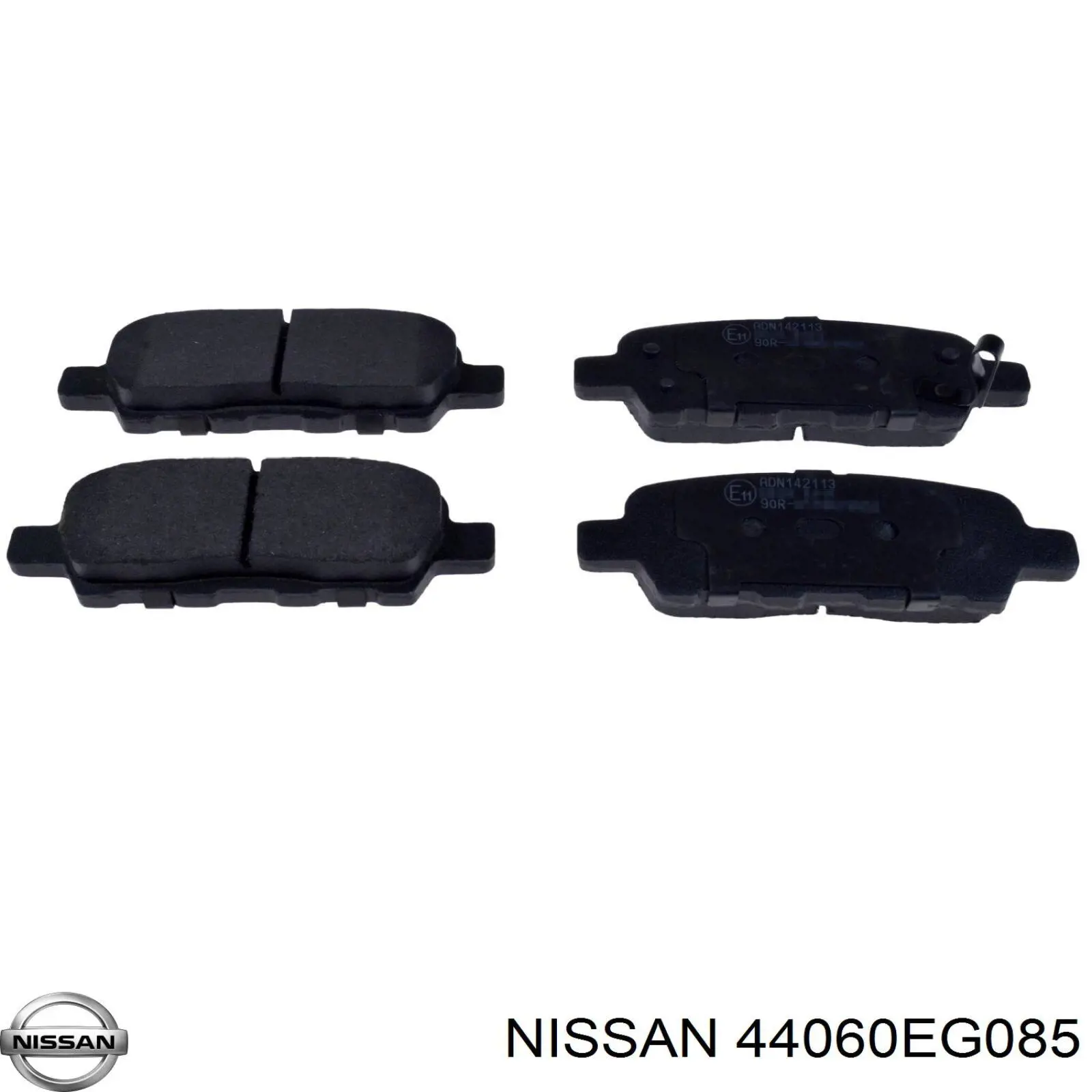 Колодки гальмові задні, дискові 44060EG085 Nissan