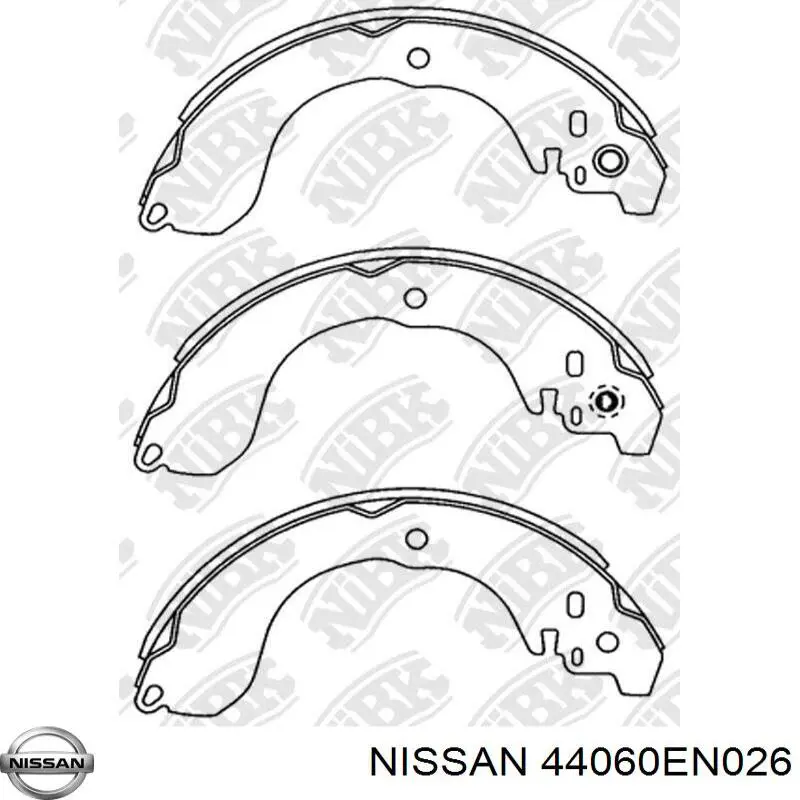 Колодки гальмові задні, барабанні 44060EN026 Nissan