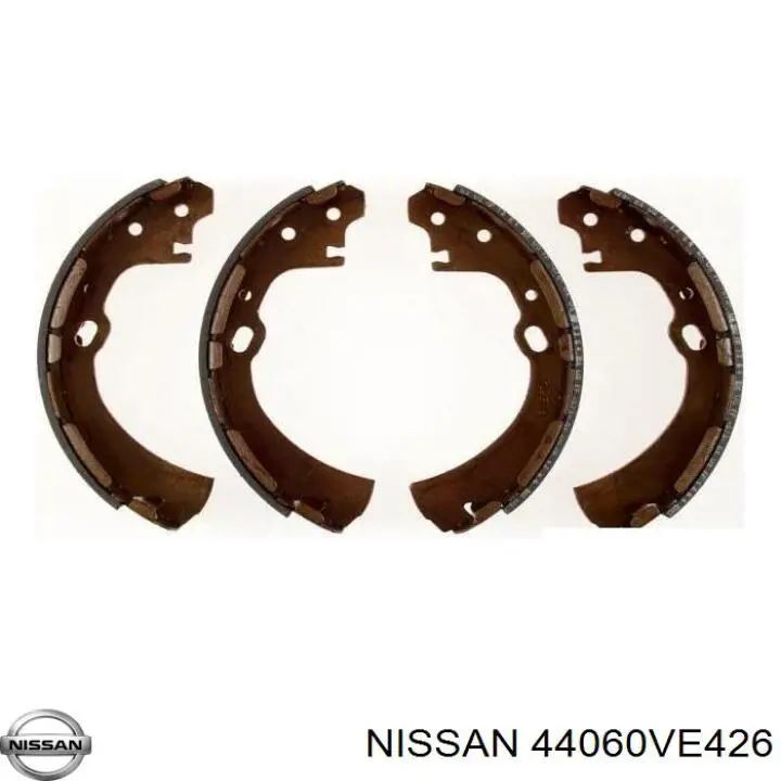 44060VE426 Nissan колодки гальмові задні, барабанні