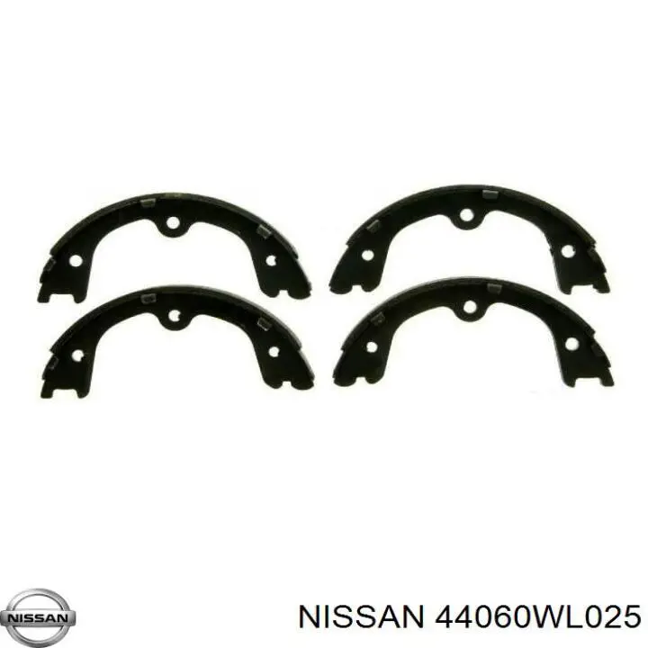 Купити 44060WL025 Nissan/Infiniti Гальмівні колодки гальма стоянки