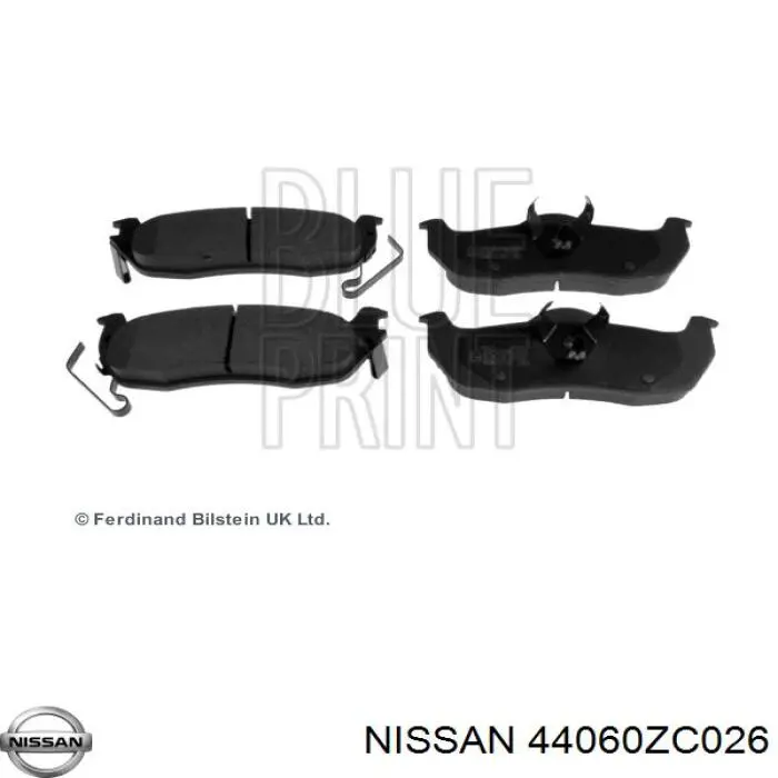 Купити 44060ZC026 Nissan/Infiniti Задні колодки