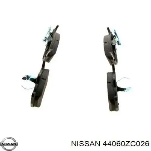 Задні гальмівні колодки Nissan/Infiniti 44060ZC026 ціна, від 24.14 USD