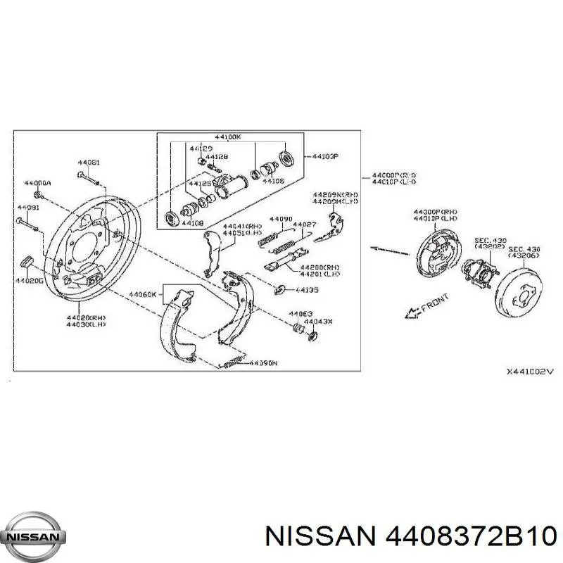  4408372B10 Nissan