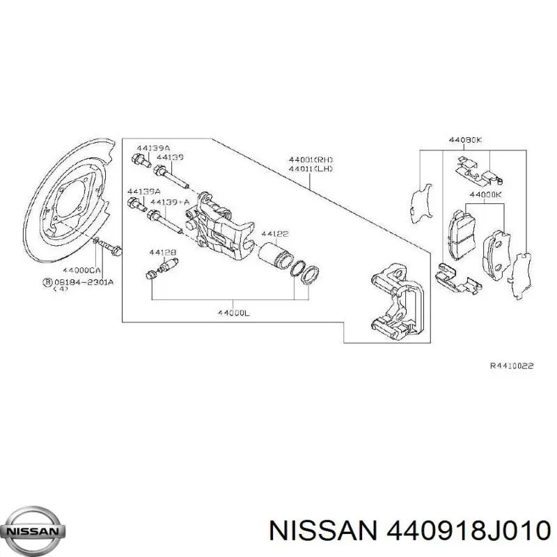  Nissan/Infiniti 440918J010 ціна, від 2.31 USD