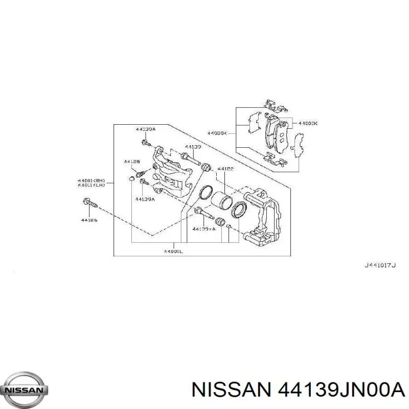44139JN00A Nissan 