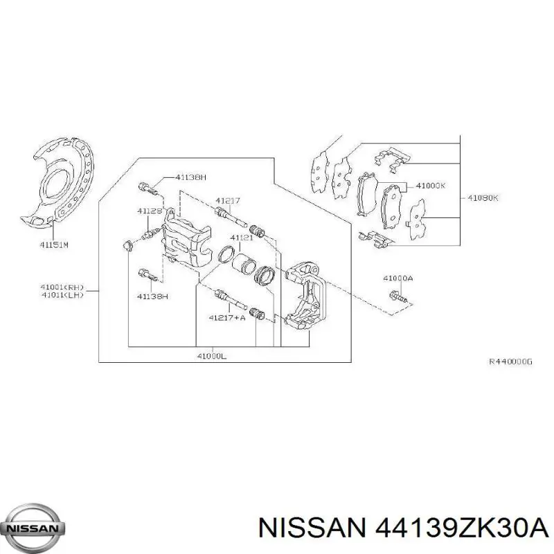  44139ZK30A Nissan