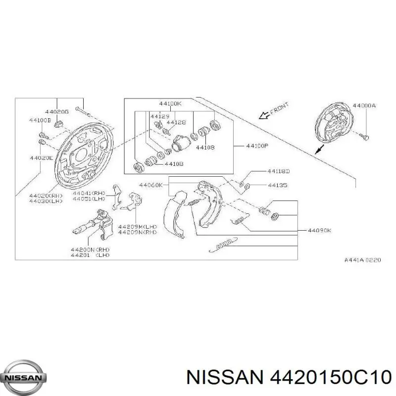 4420150C10 Nissan/Infiniti 